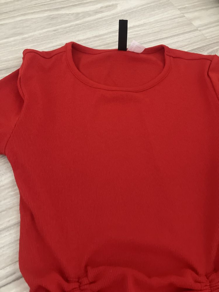 Sukienka mini czerwona H&M r. Xs