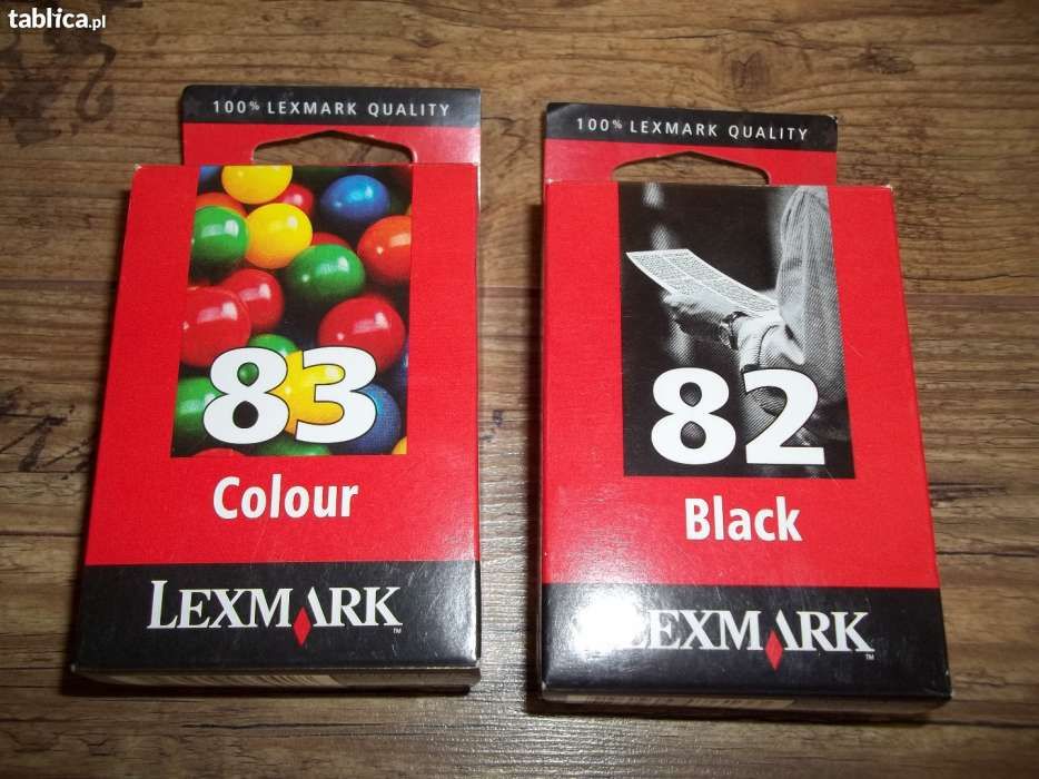tusz lexmark 82 83 oryginalny black kolor color czarny okazja