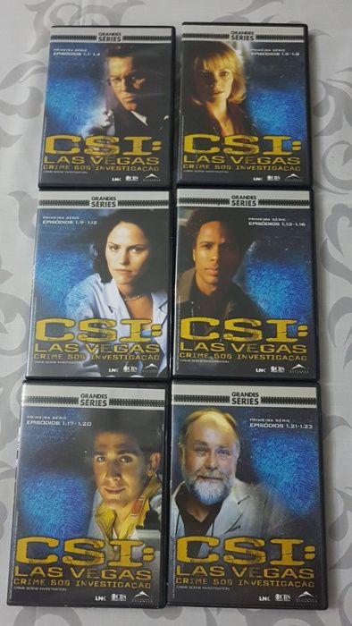 6 DVD Série CSI - Las Vegas, série I