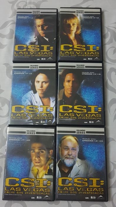 6 DVD Série CSI - Las Vegas, série I