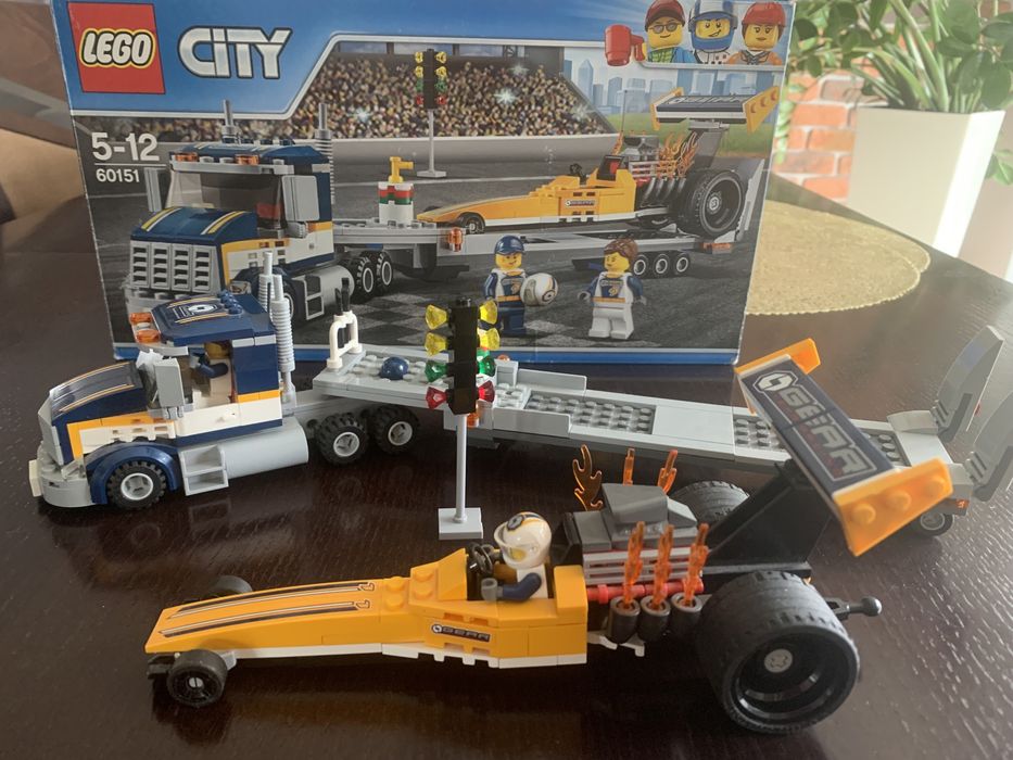 Lego city 60151 Transporter dragsterów laweta
