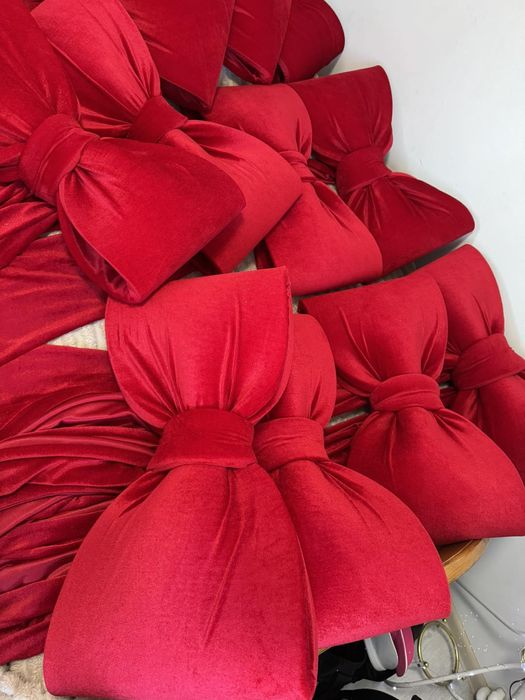 Бант на ялинку, бантик подарунковий, бант новорічний