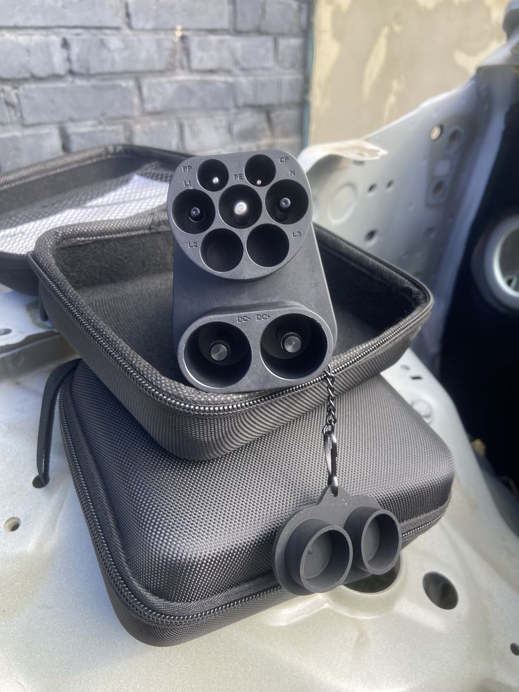 Перехідник для Tesla, CCS2 combo + Type2, топ якість до 250кВт