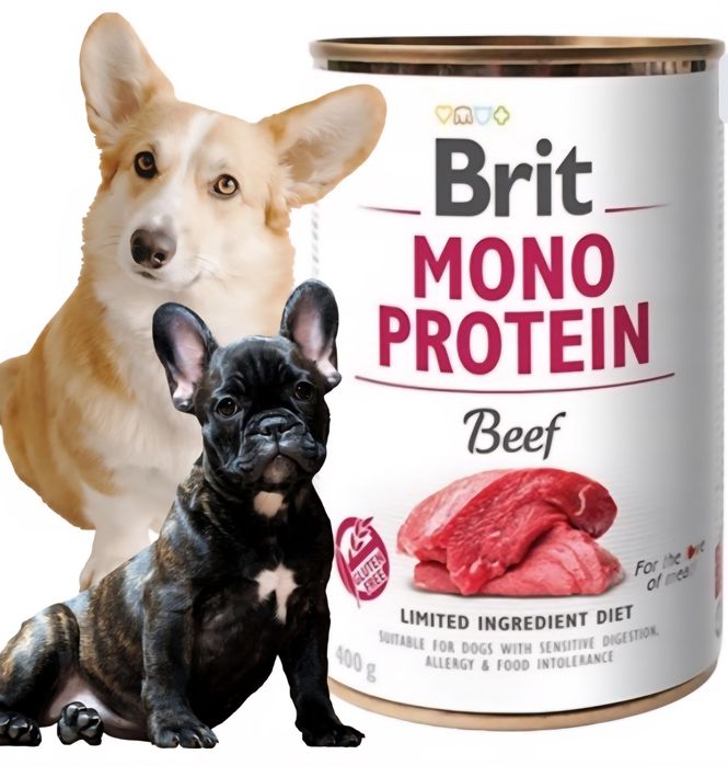 24x400g Brit Mono Protein Wołowina Hipoalergiczna bez ZBÓŻ 
Wysokiej j