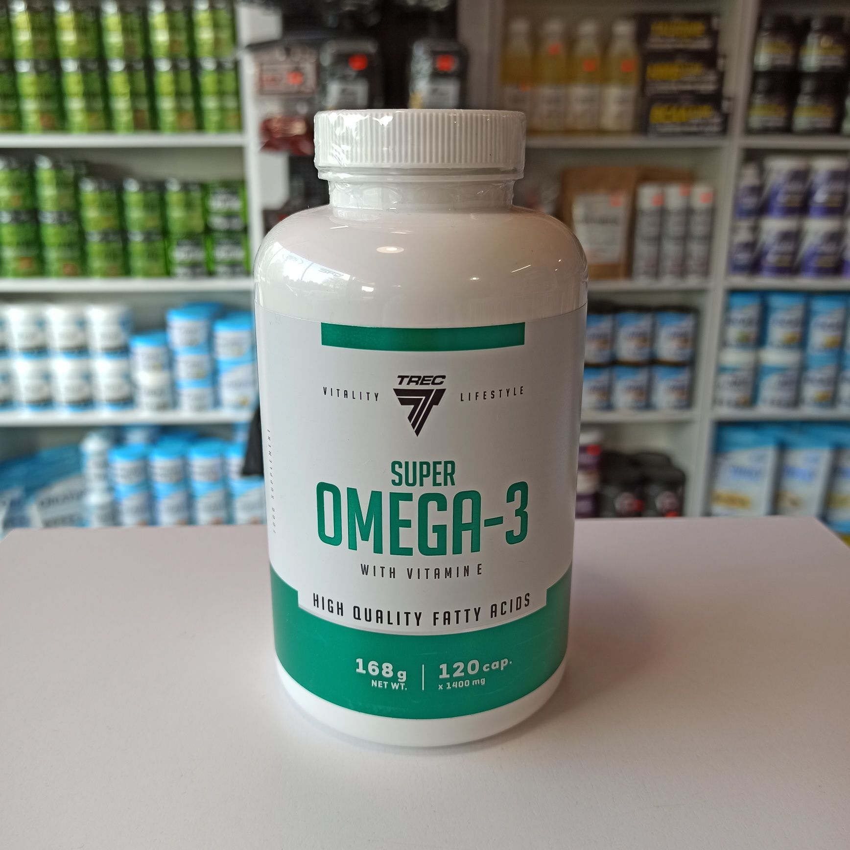 Trec Super Omega 3 120kaps Kwasy Omega, Zdrowe Serce