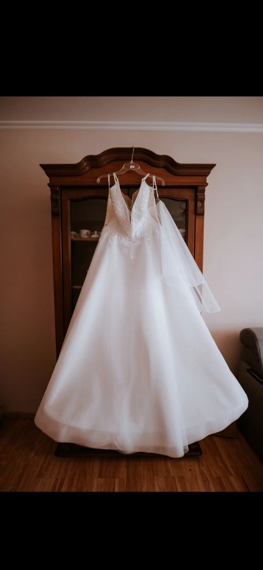 Suknia ślubna ALBINA z kołem