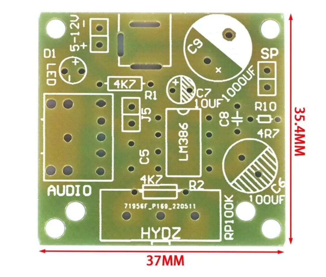 Прикольний міні підсилок на LM386