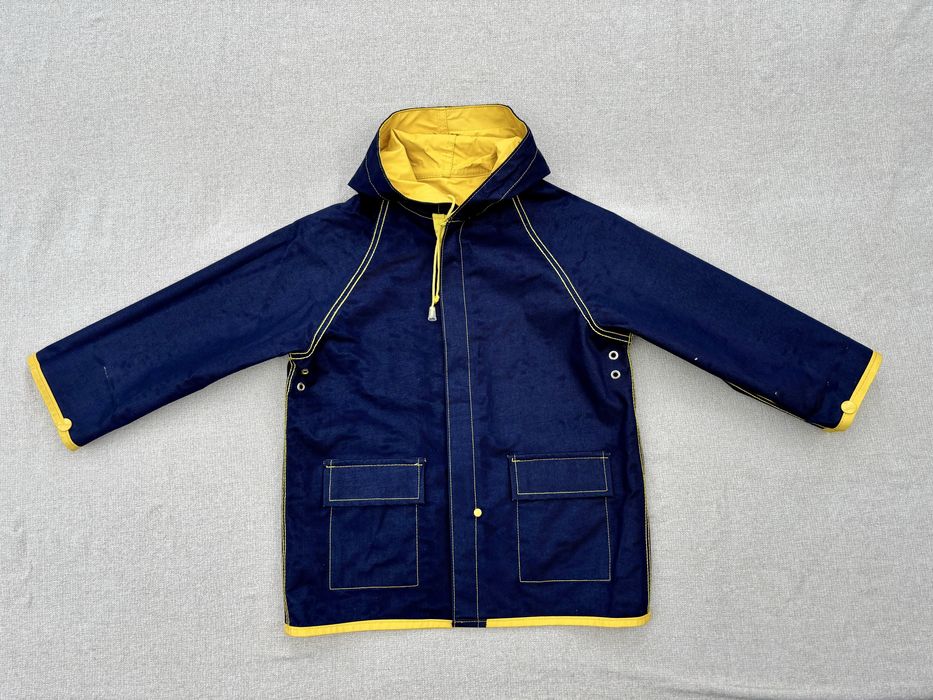 Dwustronna kurtka przeciwdeszczowa r.110/116