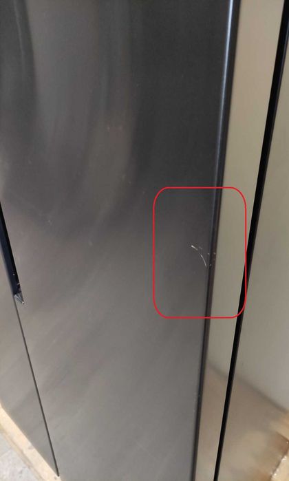 Lodówka Side By Side GORENJE NRR9185ESBXL Kostkarka 566L OUTLET 15JG19