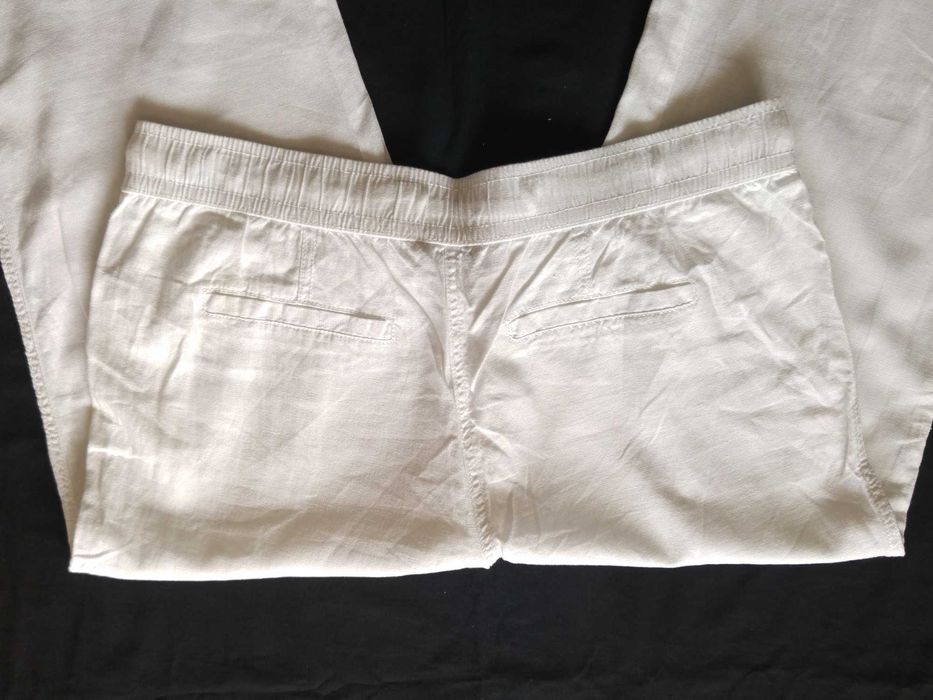Spodnie damskie lniane