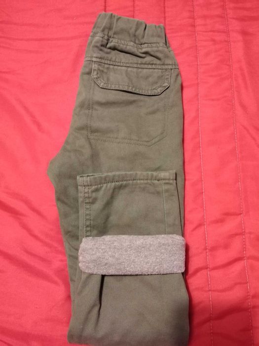 Calças forradas 5/6 anos 108/113 cm