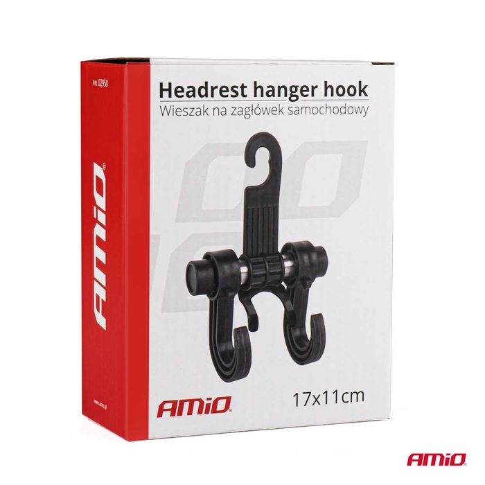 Wieszak samochodowy na zagłówek uchwyt na butelkę