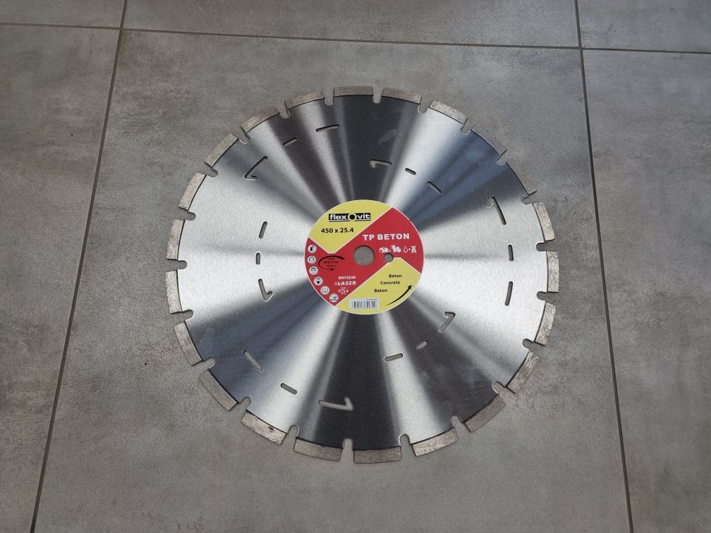 Tarcza Diamentowa Norton Flexovit Beton 450mm Super Jakość