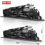 Конструктор паровоз 1608шт локомотив поезд ( Совместим с LEGO 59005 )