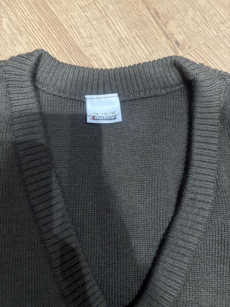 Sweter wojskowy w serek Krwp