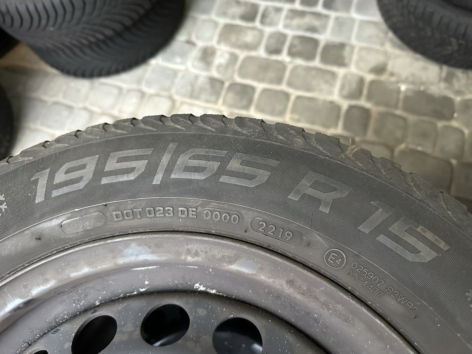 195/65/15 шини Vredestein 2019р 6-8мм 2-4шт