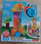 Mega bloks klocki Fisher Price żyrafa nauka cyferek