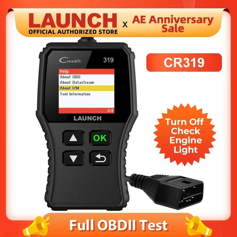 Launch creader319 OBD2 scanner

Producent: Launch

Stan produktu