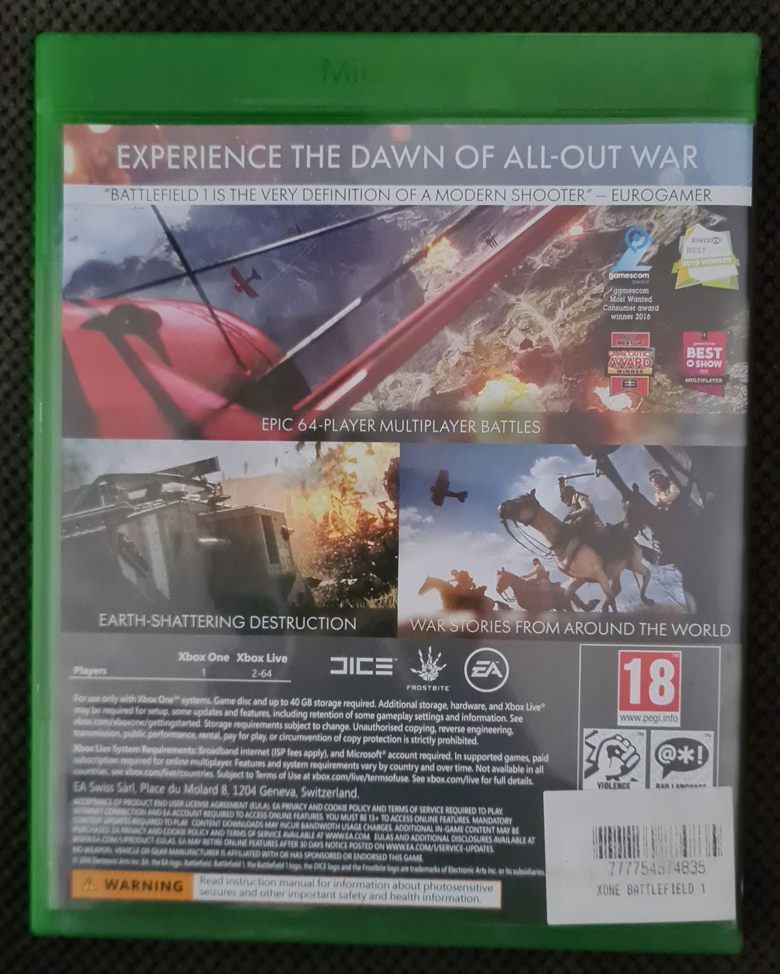 Battlefield 1 Xbox One