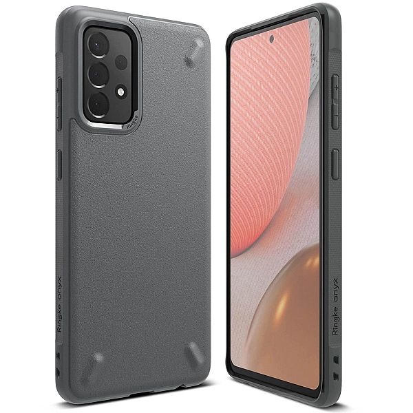 Ringke Onyx wytrzymałe etui pokrowiec Samsung Galaxy A72/4G szary (OXS