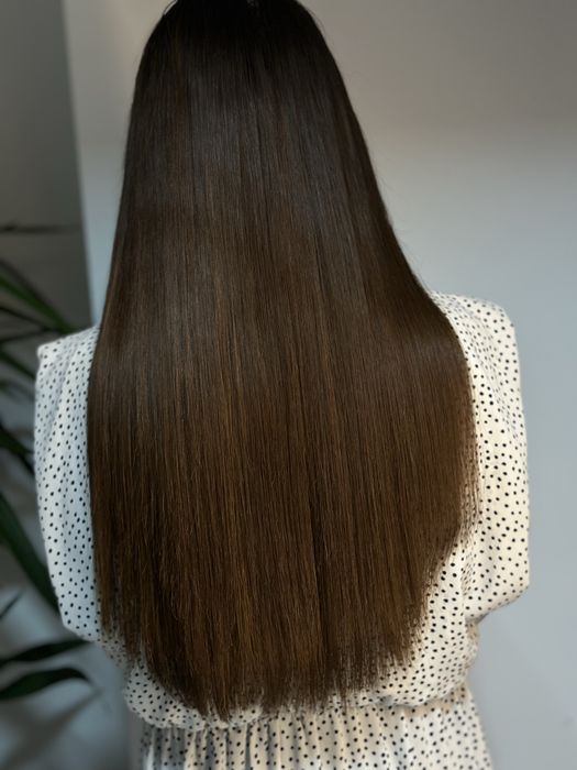 Włosy słowianskie LUX wyczesane , geste 57cm 100g