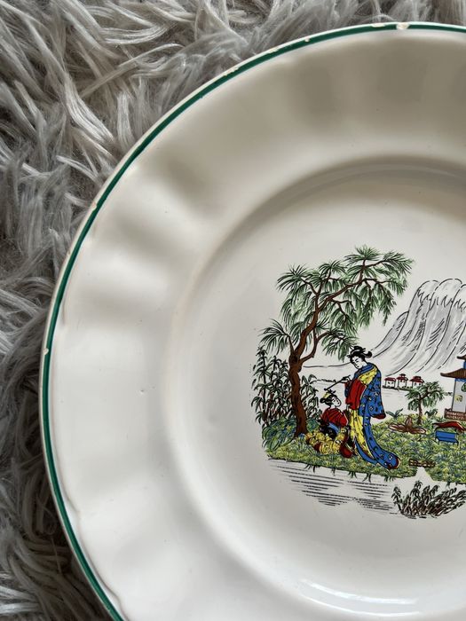 Prato Decorativo (Tema Japão)