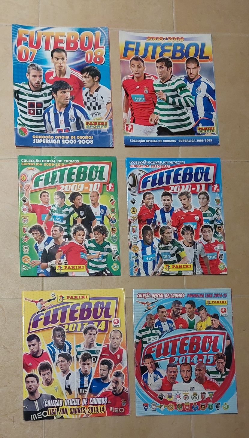 Cadernetas de Cromos Vazias | Europeu, Mundial, Liga Portuguesa, etc