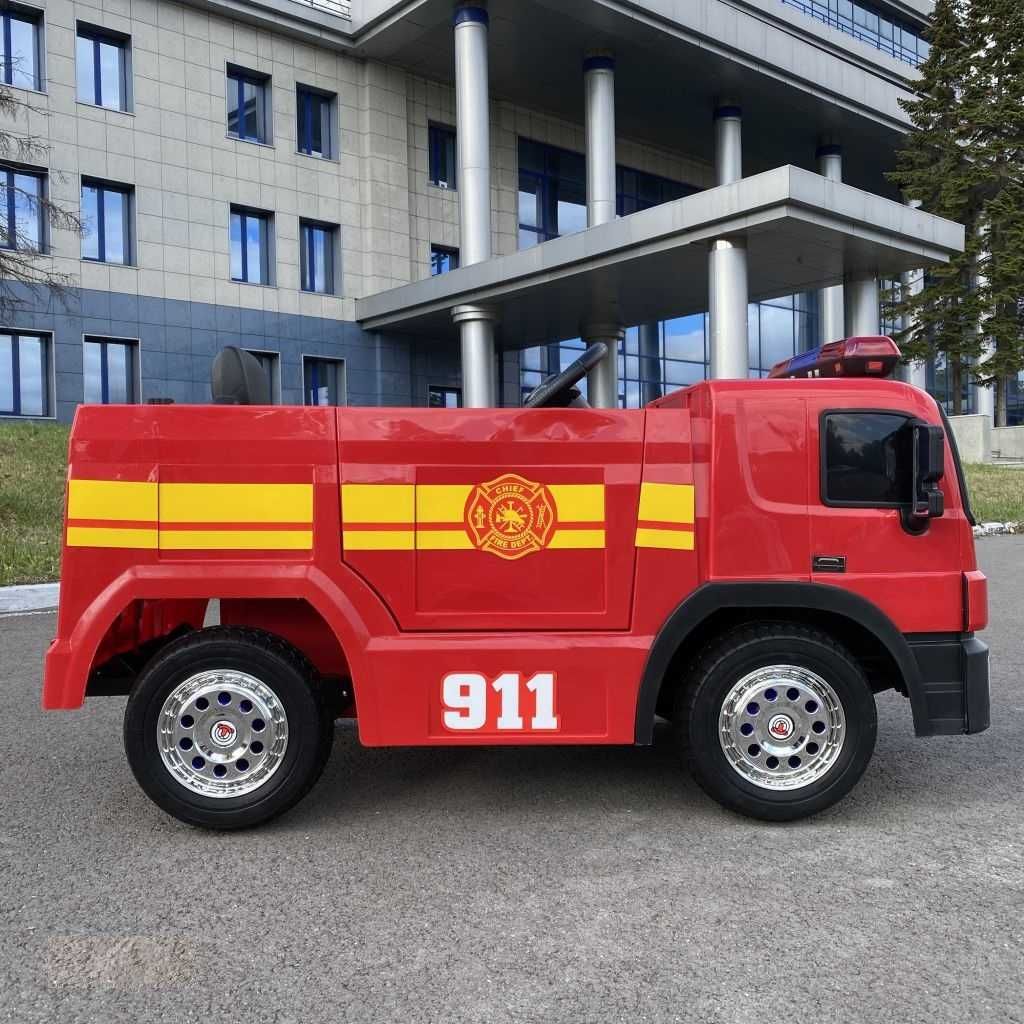 Wóz Strażacki MAN Auto AKUMULATOR Ciężarówka Straż Pożarna RC 2 DZIECI