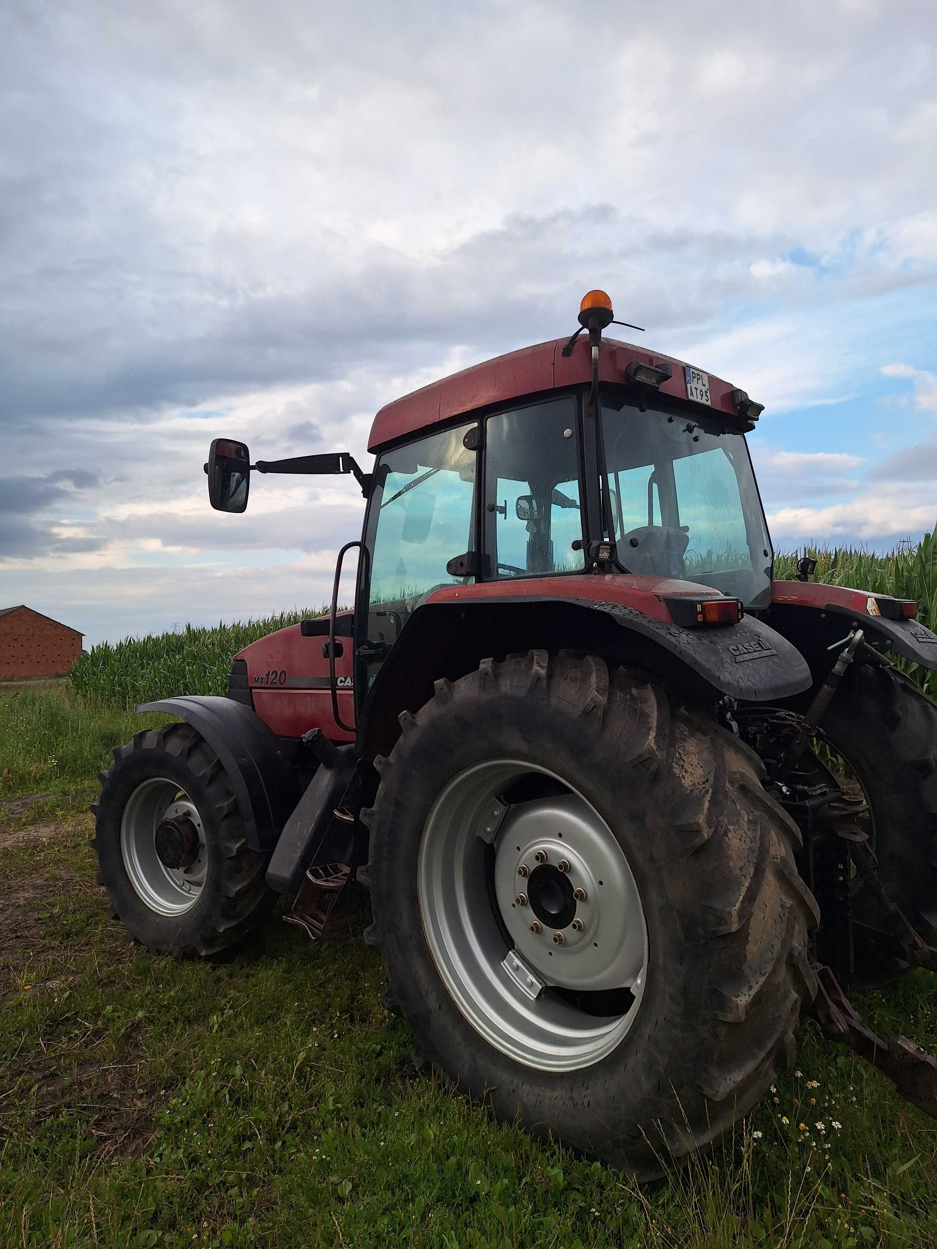 Ciągnik Case MX120 (przedni tuz i wom, pneumatyka)