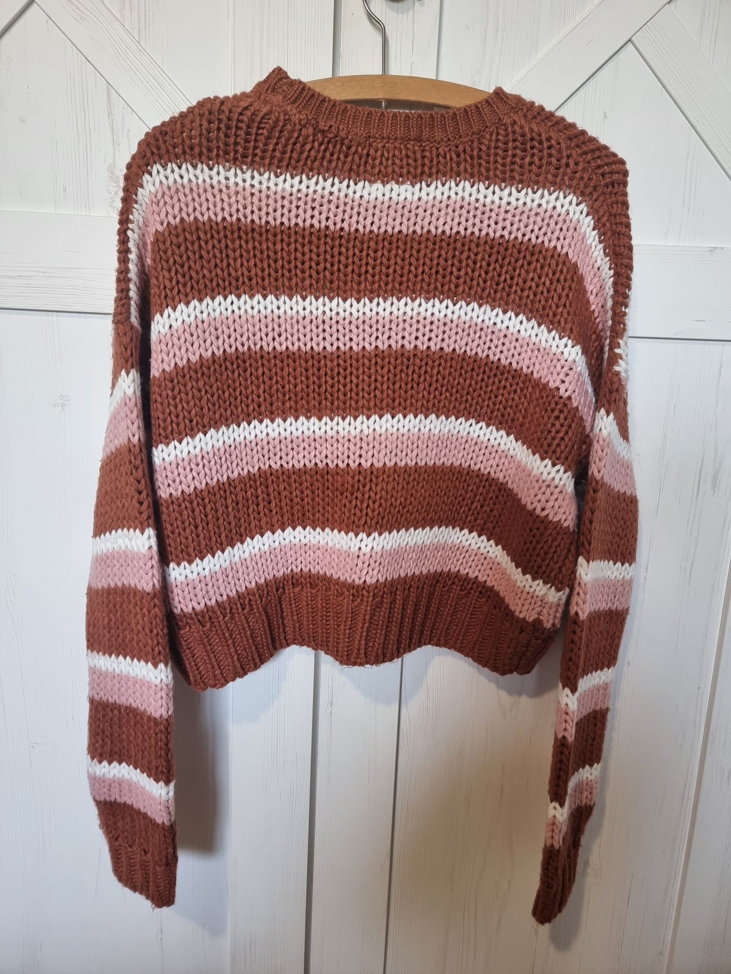 Sweter w paski XS