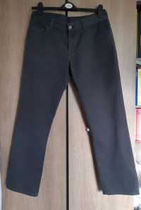 Czarne grafitowe spodnie męskie dżinsowe jeansy dżinsy