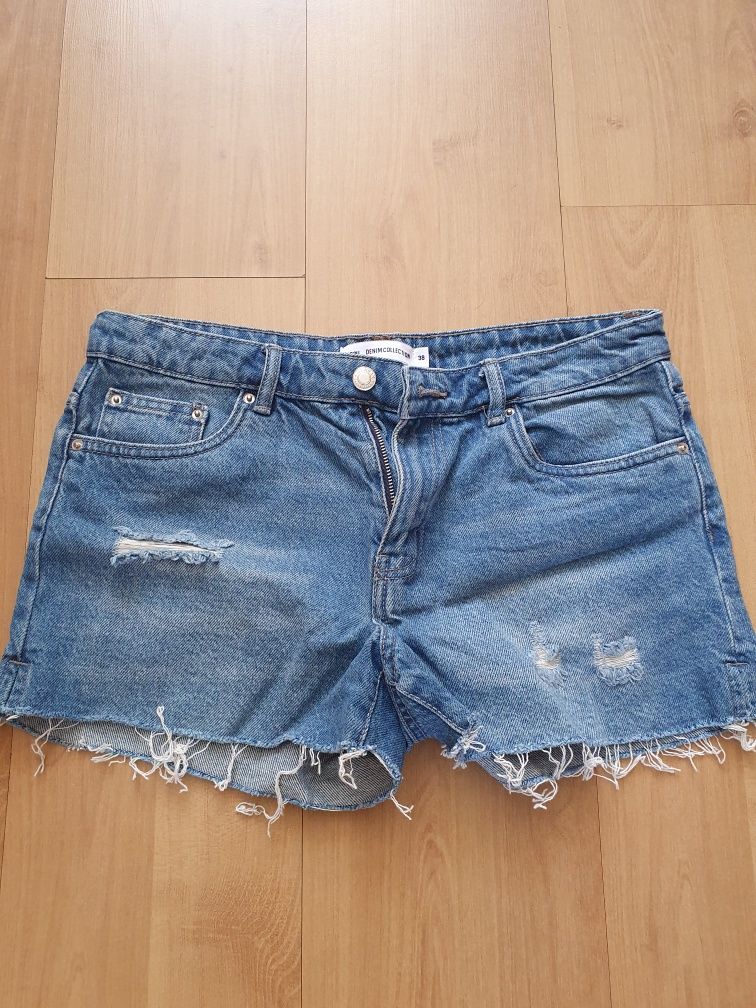 Spodenki jeans roz.38