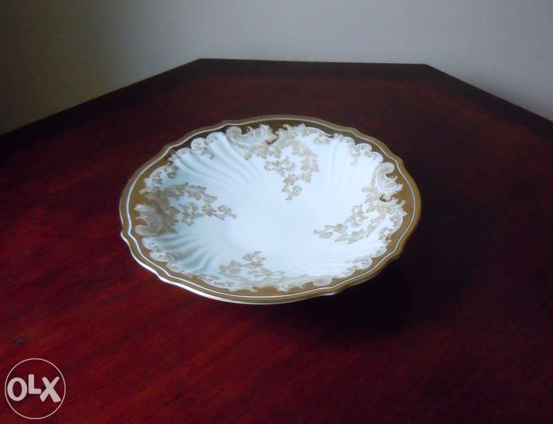 Patera Rosenthal Parzival zdobiona 24 karatowym złotem