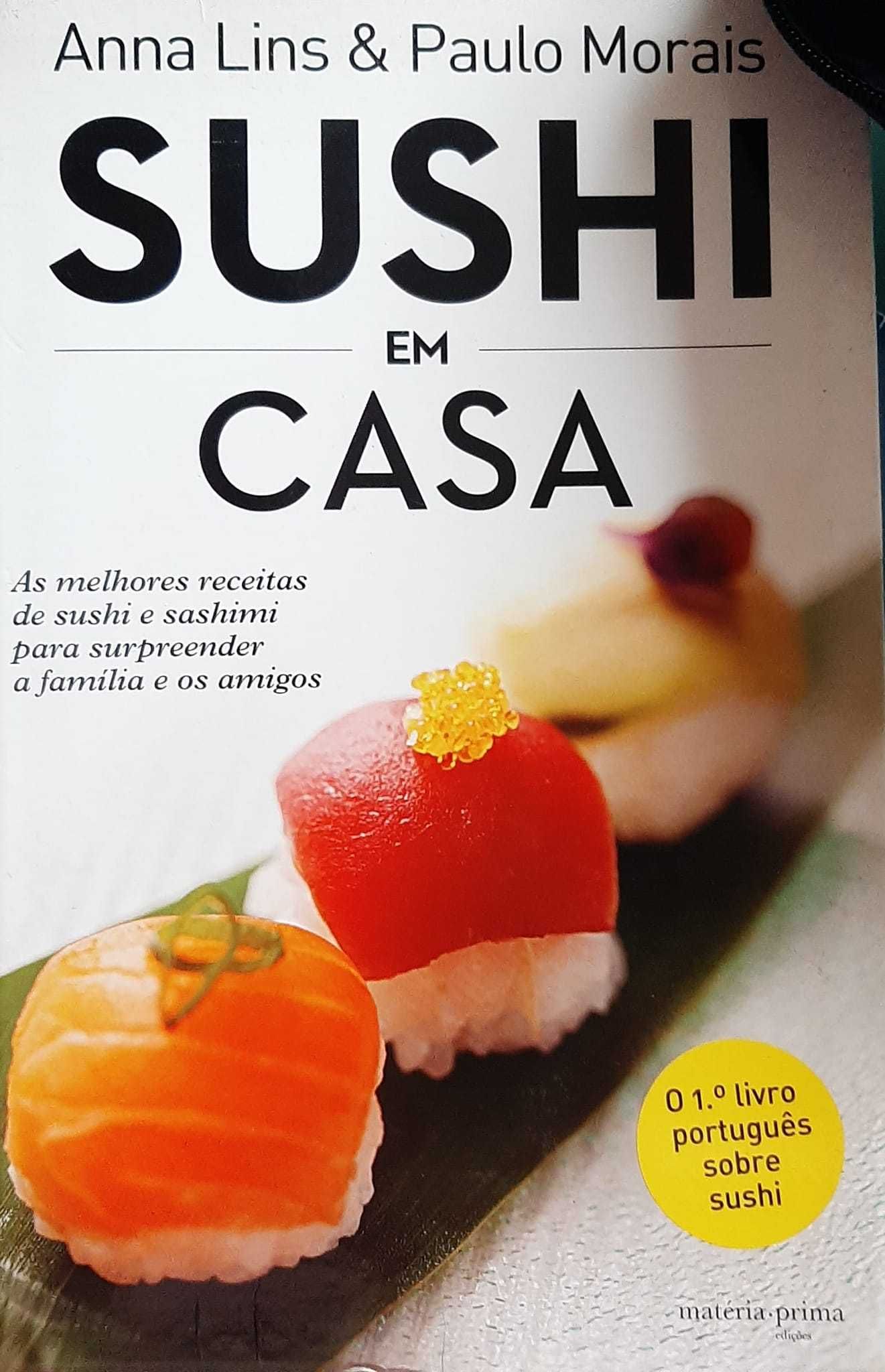 Livro Sushi em Casa, Anna Lins e Paulo Mareis