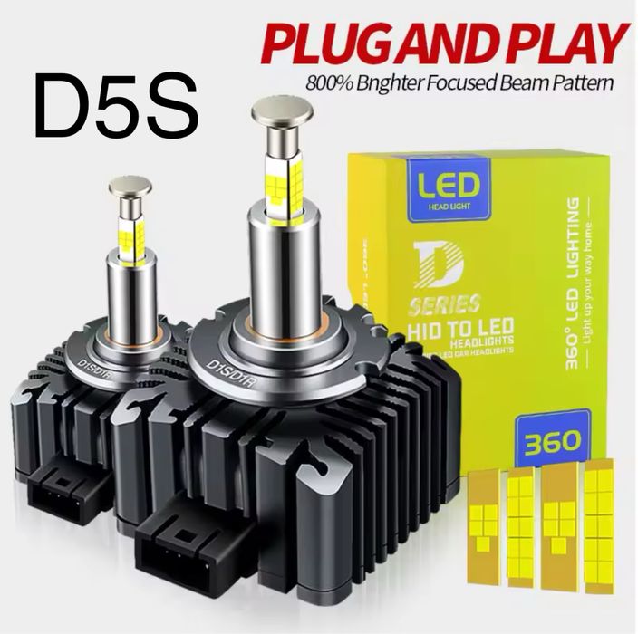 Продам комплект LED ламп D1S D2S D3S D5S HIR2 H7 H11 CANBUS