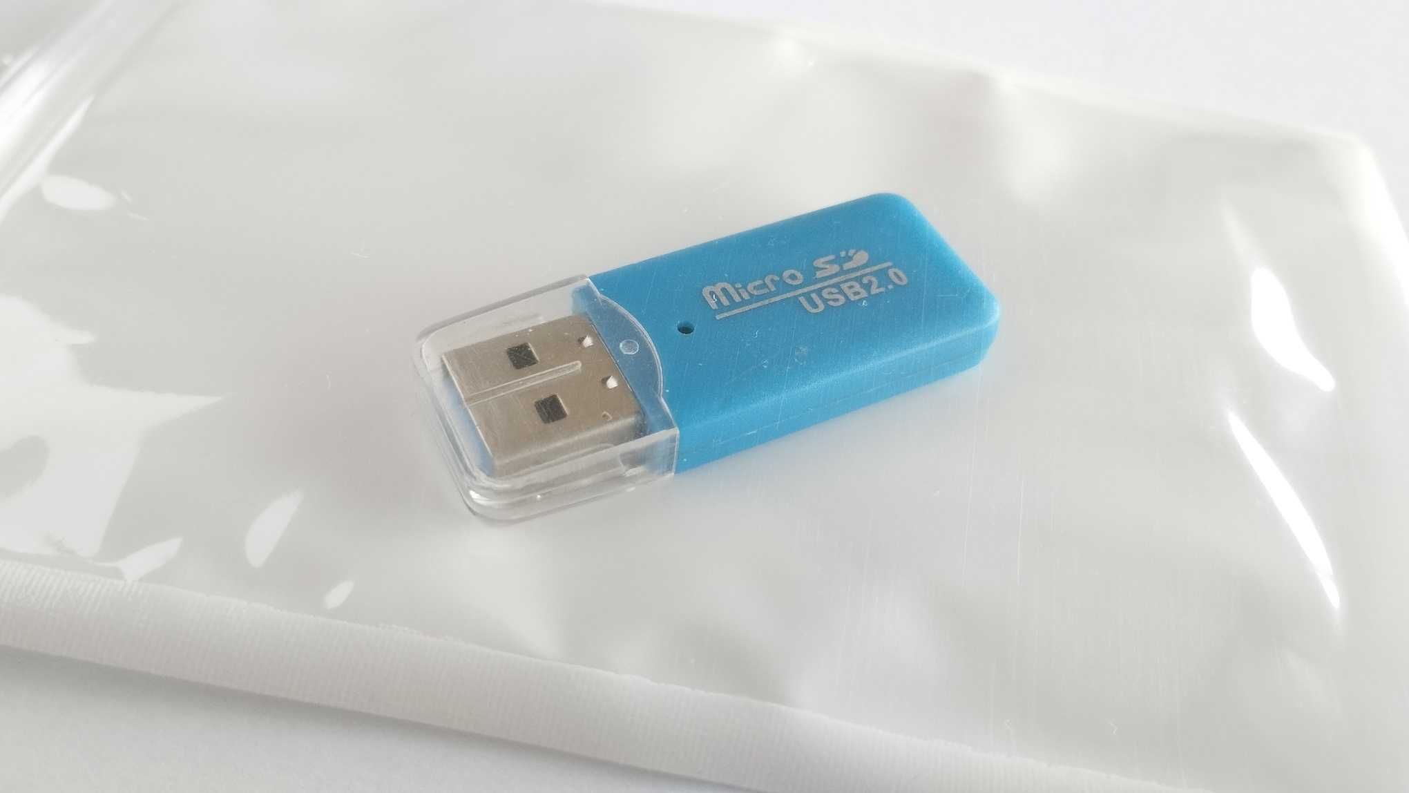NOVO - Leitor Cartão MicroSD – USB 2.0