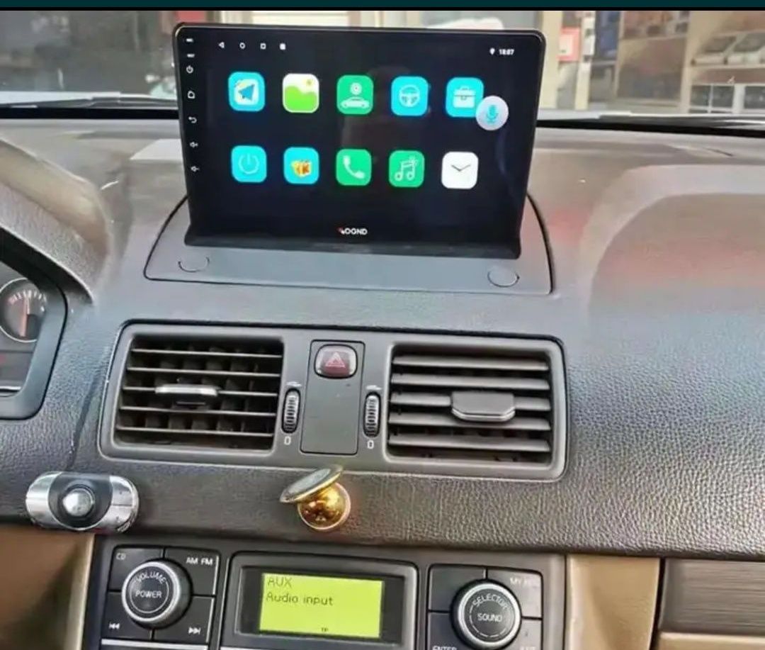 Rádio Android 13 com GPS Volvo XC90 (Novo)