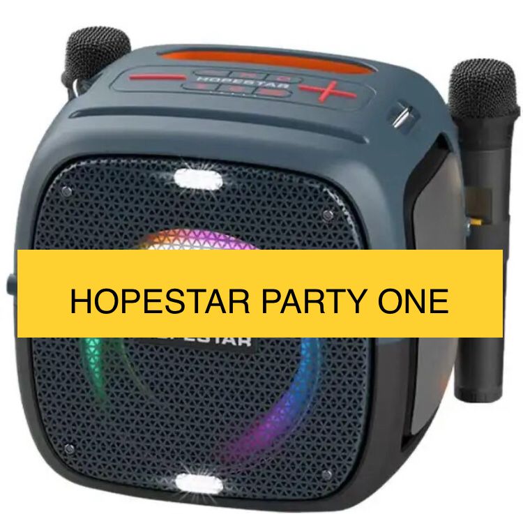 ‼️ORIGINAL®️‼️HOPESTAR PARTY ONE 80 Ват  2 микрофона