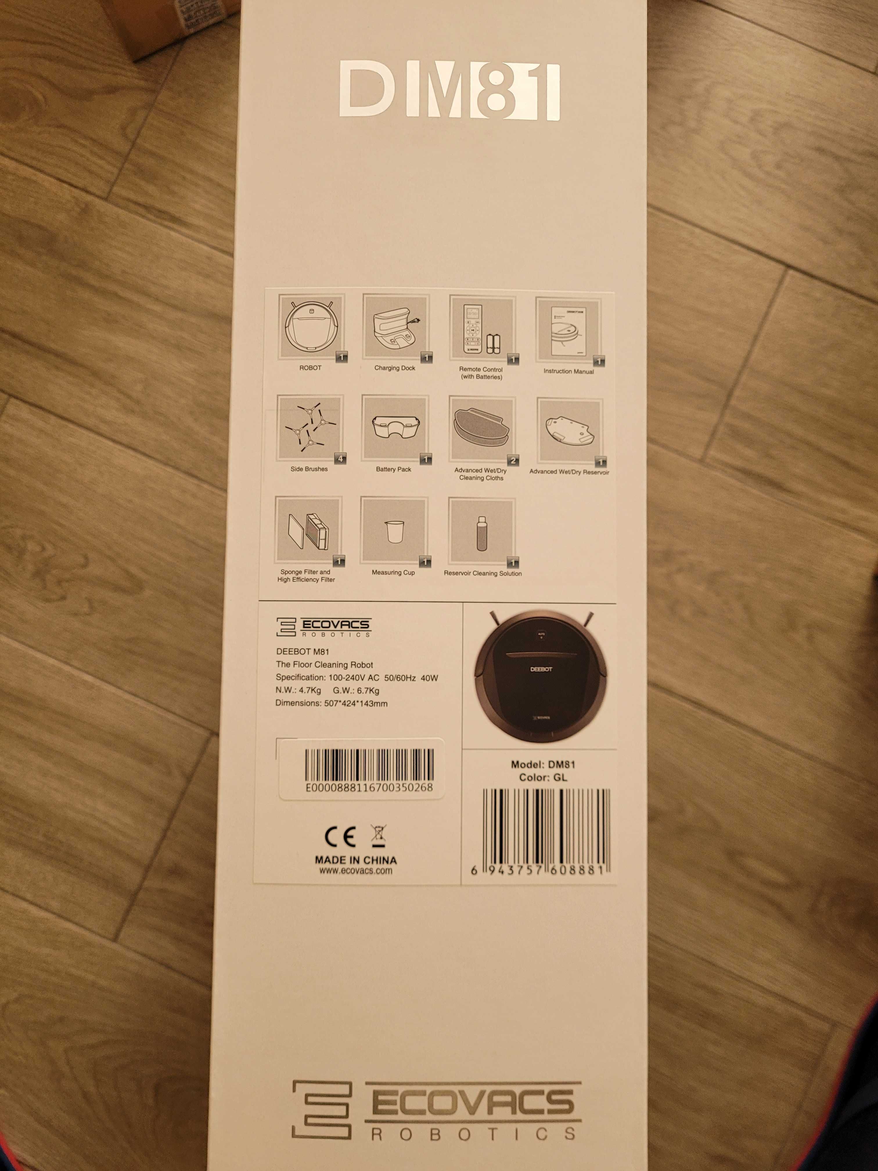 Робот-пылесос Ecovacs DeeBot M81 Pro