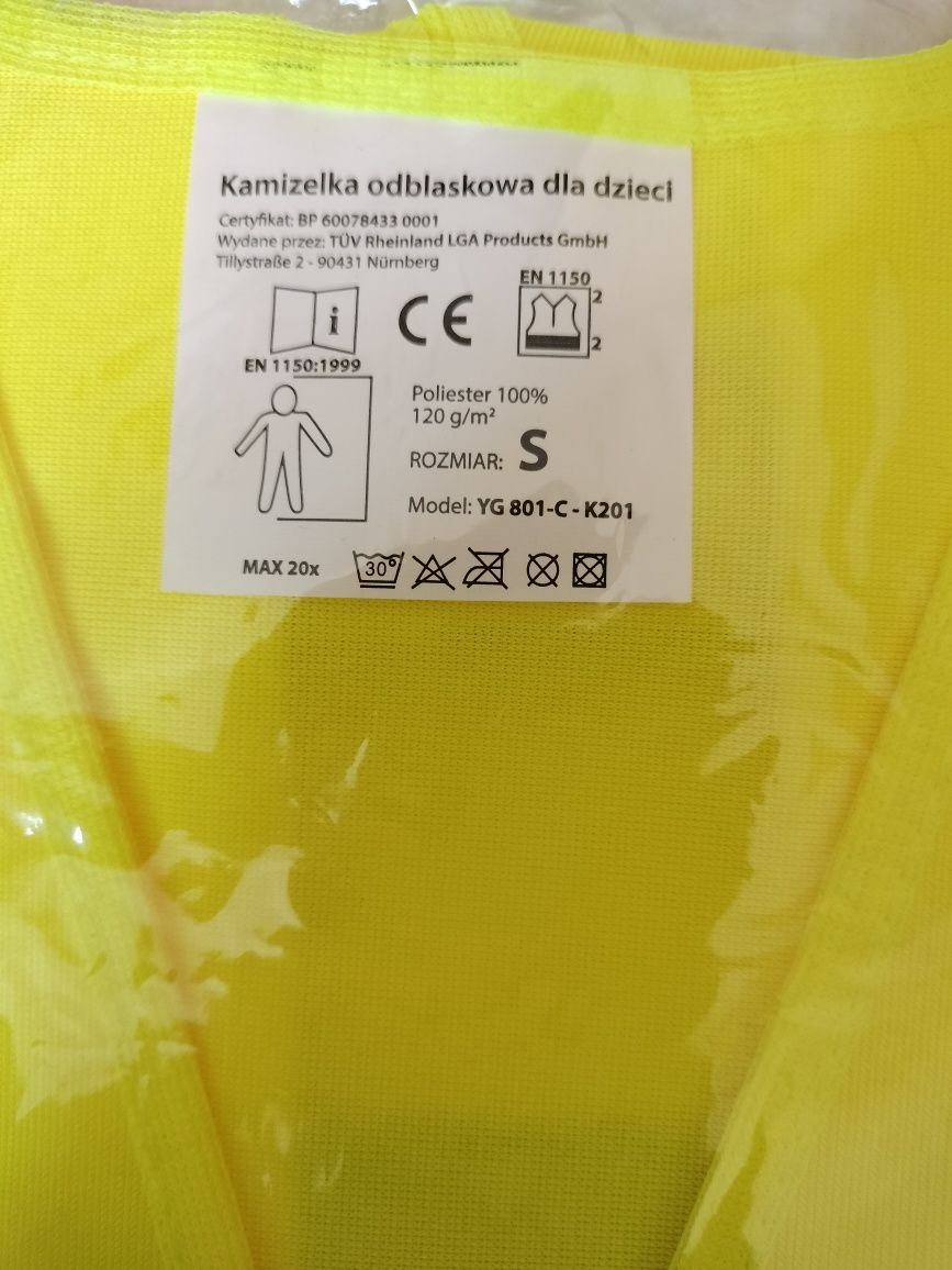 Kamizelka odblaskowa dla dzieci