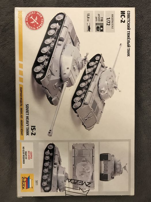 Model do sklejania czołg IS-2 Zvezda 5011