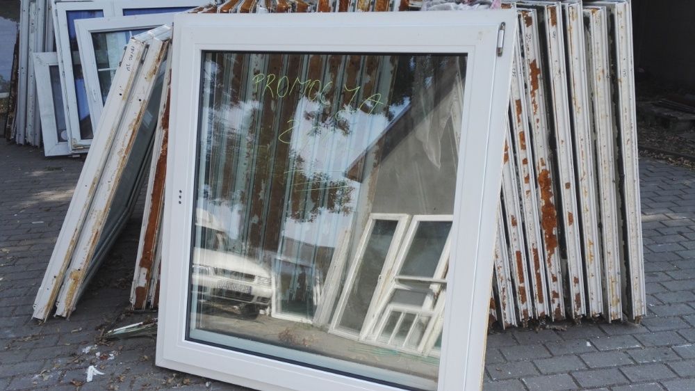 Okno używane z demontażu z Niemiec 130 x 142