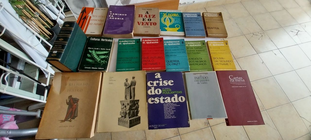 Conjunto de varios livros