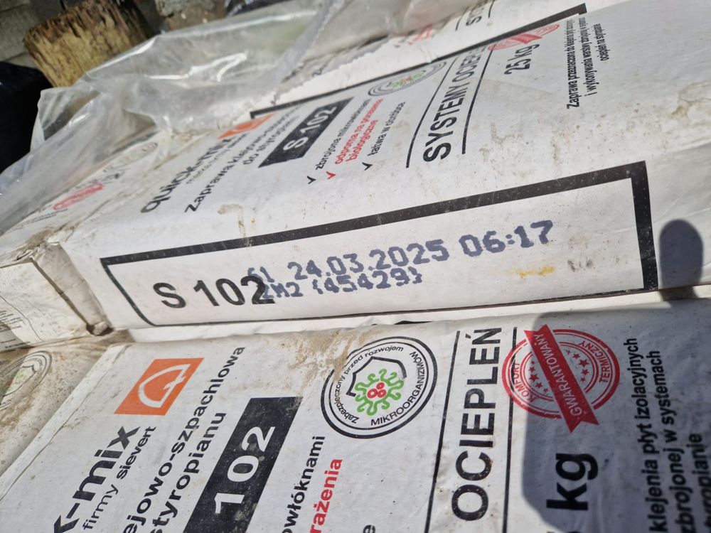 Zaprawa klejowa do styropianu i nie tylko 25kg quick mix