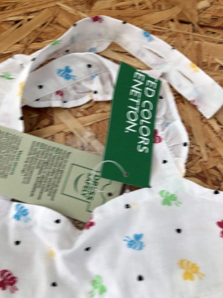 Vestido NOVO Benetton 6-9m