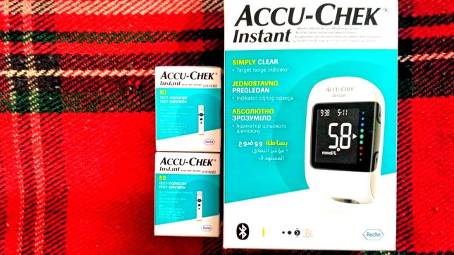 Система контроля уровня сахара в крови Глюкометр ACCU-CHEK Instant!