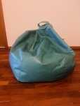 Puff azul 80cm Espaço casa