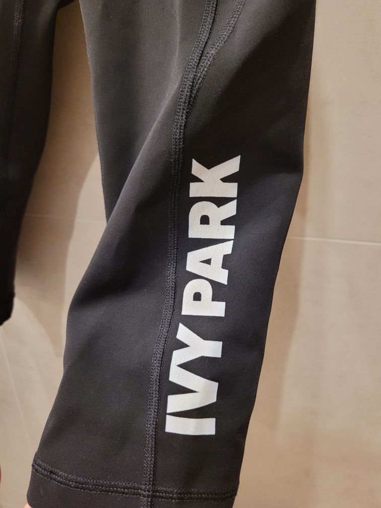 Czarne kolarki legginsy Ivy park roz. XS