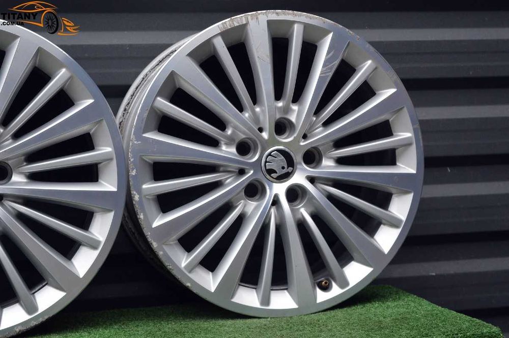 R17 5x112 BMW VW Audi Mercedes Skoda Seat титани спиці диски литі