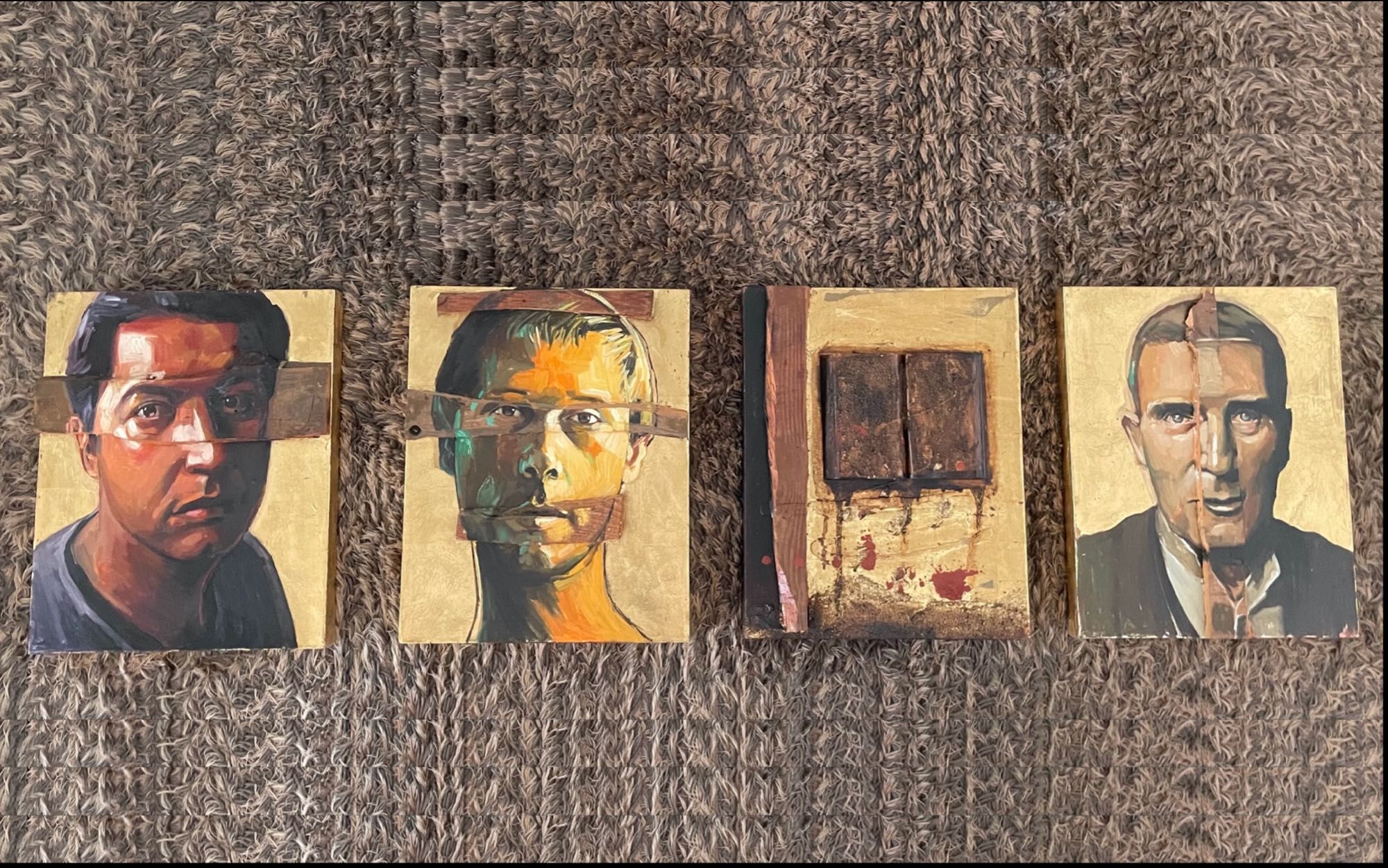 Conjunto 4 quadros 50x40cm de Branislav Mihajlovic (2005)